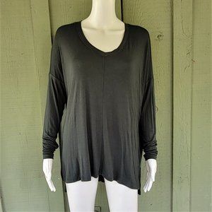 CAbi Hunter Green Oversized Jersey Top Tunic Small S